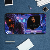 Personalized Cyberpunk Desk Mat | Custom Photo Desk Mat by Diraprints