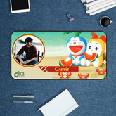 Personalized Doraemon & Doremi Desk Mat | Custom Photo Anime Desk Mat by Diraprints
