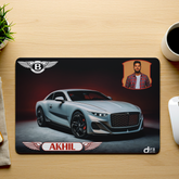 Personalized Luxury Car Mouse Pad | Custom Photo Sports Car Desk Mat by Diraprints