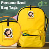 Personalized Bag Tags – Custom Name Tags for School, Travel & Office Bags | DiraPrints
