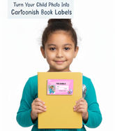 Personalized Candy Box Name Slip | Custom Kids ID Labels for School by Diraprints