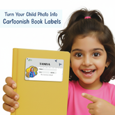 Personalized Bird Name Slip | Custom Kids ID Labels for School by Diraprints