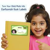 Personalized Butterfly Name Slip | Custom Kids ID Labels for School by Diraprints