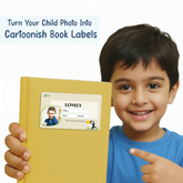 Personalized Toucan Bird Name Slip | Custom Kids ID Labels for School by Diraprints