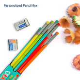 Personalized Name DOMS Y1+ Pencils | Custom Back-to-School Stationery Kit with Name Print by Diraprints