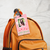 📸 Personalized Photo Bag Tag with Name | Custom Picture Luggage Label By Diraprints