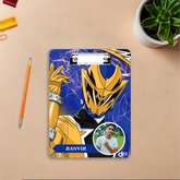 Personalized Power Ranger Exam Board - Yellow Ranger Theme | Diraprints
