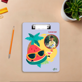 Custom Watermelon Theme Exam Board | Personalized A4 Clipboard for Kids & Students By Diraprints