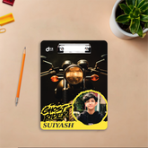 Personalized Classic Bike Exam Board | Custom Photo & Name Writing Pad with Gear Motif By Diraprints