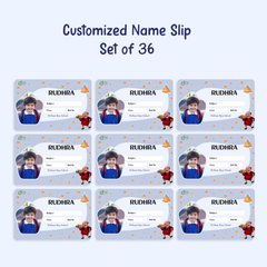 Personalized Motu Patlu Name Slip by Diraprints