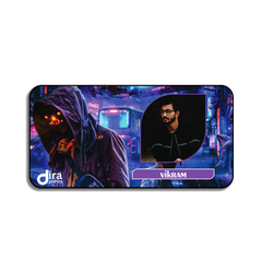 Personalized Cyberpunk Desk Mat | Custom Photo Desk Mat by Diraprints
