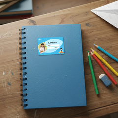 Personalized Snow White Name Slip | Custom Kids ID Labels for School by Diraprints
