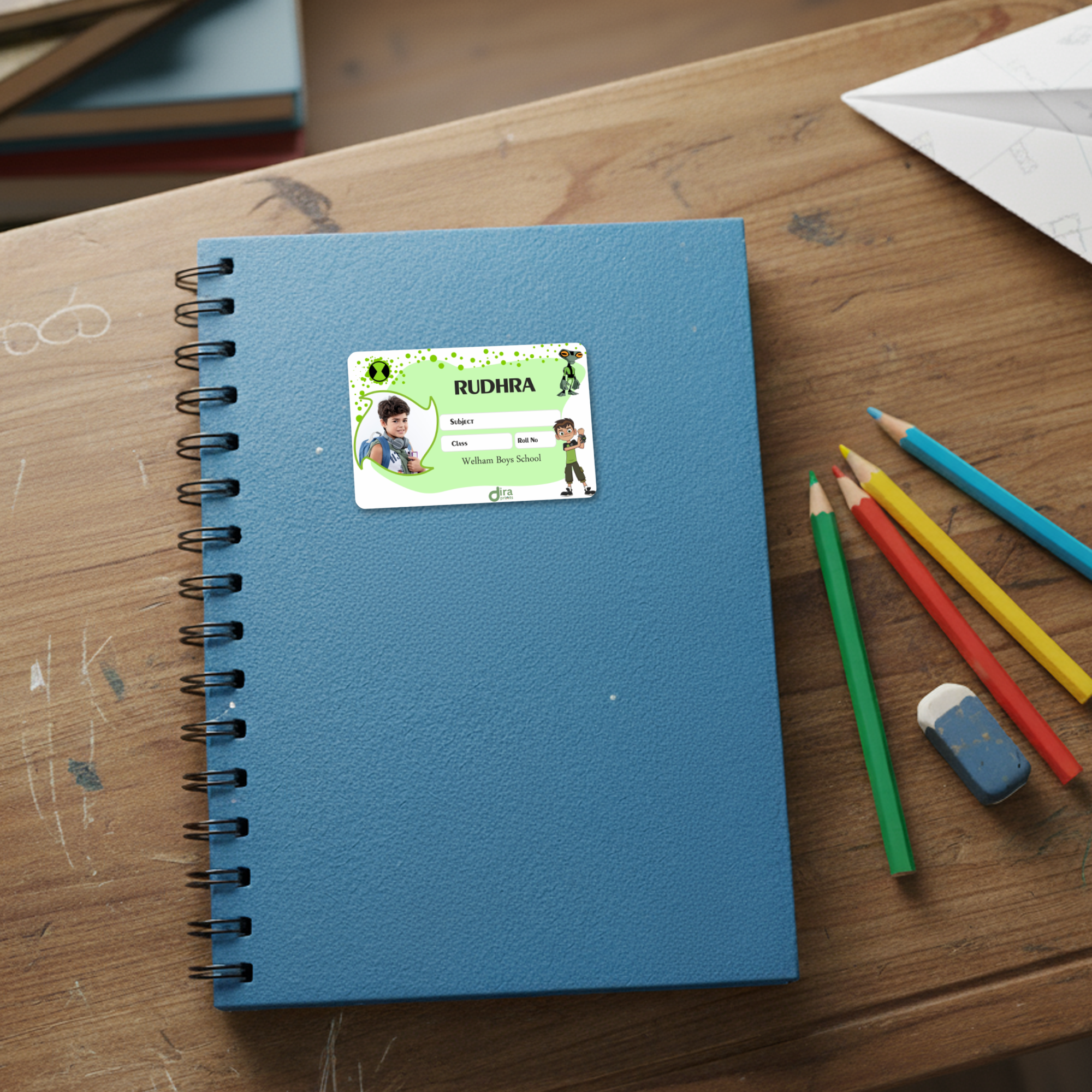 Personalized Ben 10 Name Slip by Diraprints