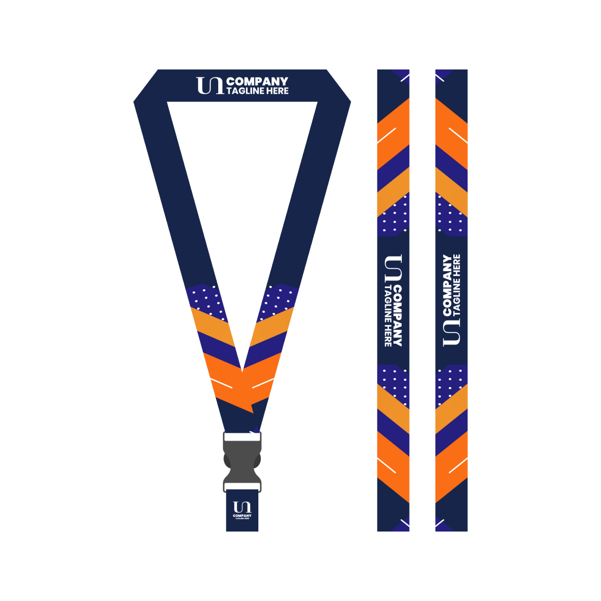 Customized Lanyard with Company Logo – Premium ID Card Neck Strap | DiraPrints
