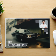 Personalized Muscle Car Mouse Pad | Custom Photo Classic Car Mouse Pad by Diraprints