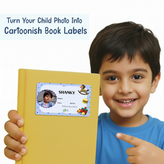 Personalized Toys Theme Name Slip | Custom Kids ID Labels for School by Diraprints