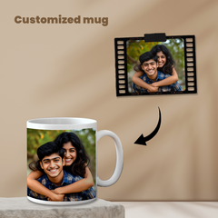 Personalized Photo Coffee Mug | Custom White Ceramic Mug | High-Quality Picture Print Gift by Diraprints