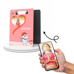 Personalized Shin-chan Exam Board | Custom Photo & Name Writing Pad for Kids by Diraprints