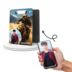 Off-Road Dirt Bike Design Personalized Exam Board | Custom Photo & Name Writing Pad by Diraprints