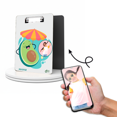 Custom Avocado Theme Exam Board | Personalized A4 Clipboard for Girls and Students By Diraprints