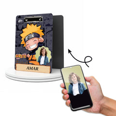 Personalized Naruto Anime Exam Board | Custom Photo & Name Writing Pad for Students By Diraprints