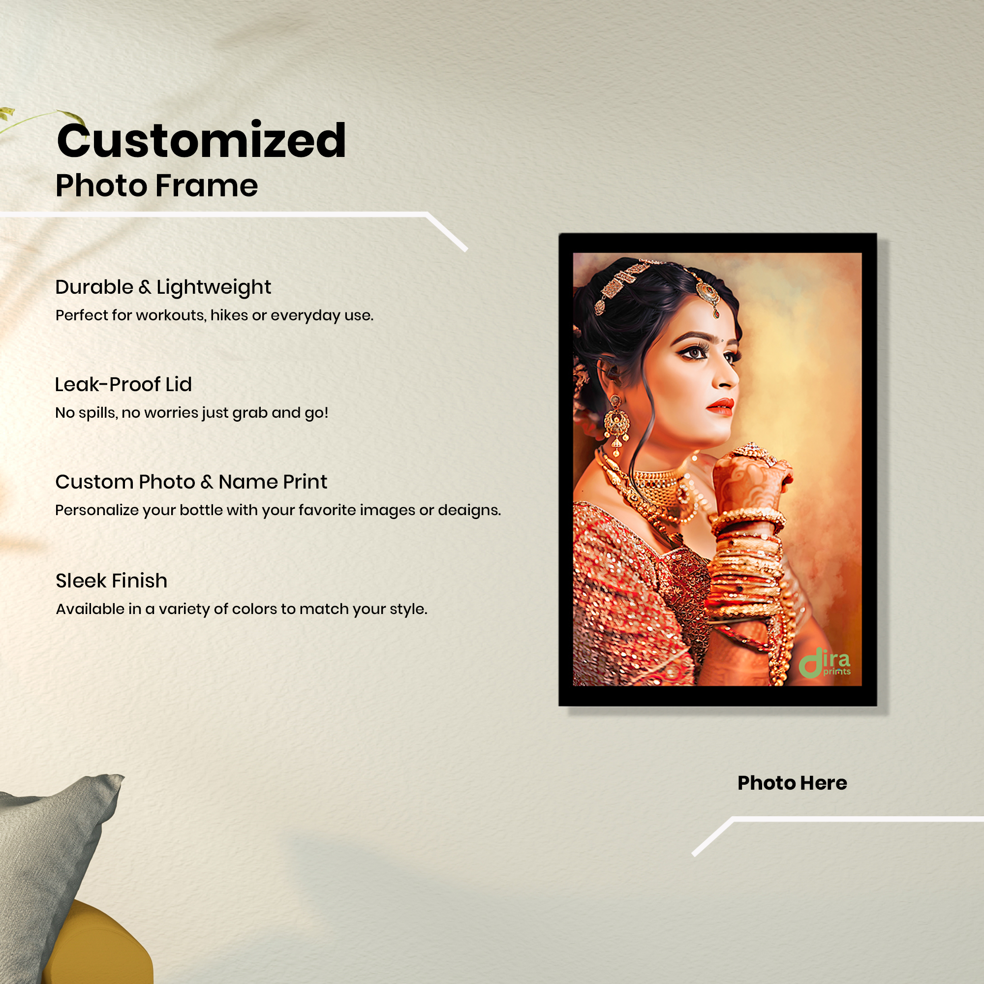 Personalized Custom Oil Painting Photo Frame – By Diraprints