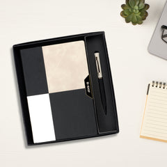 Premium 2-in-1 Gift Set | Customizable PU Leather Notebook & Metal Pen Combo | Corporate & Executive Gift by Diraprints