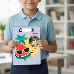 Custom Watermelon Theme Exam Board | Personalized A4 Clipboard for Kids & Students By Diraprints
