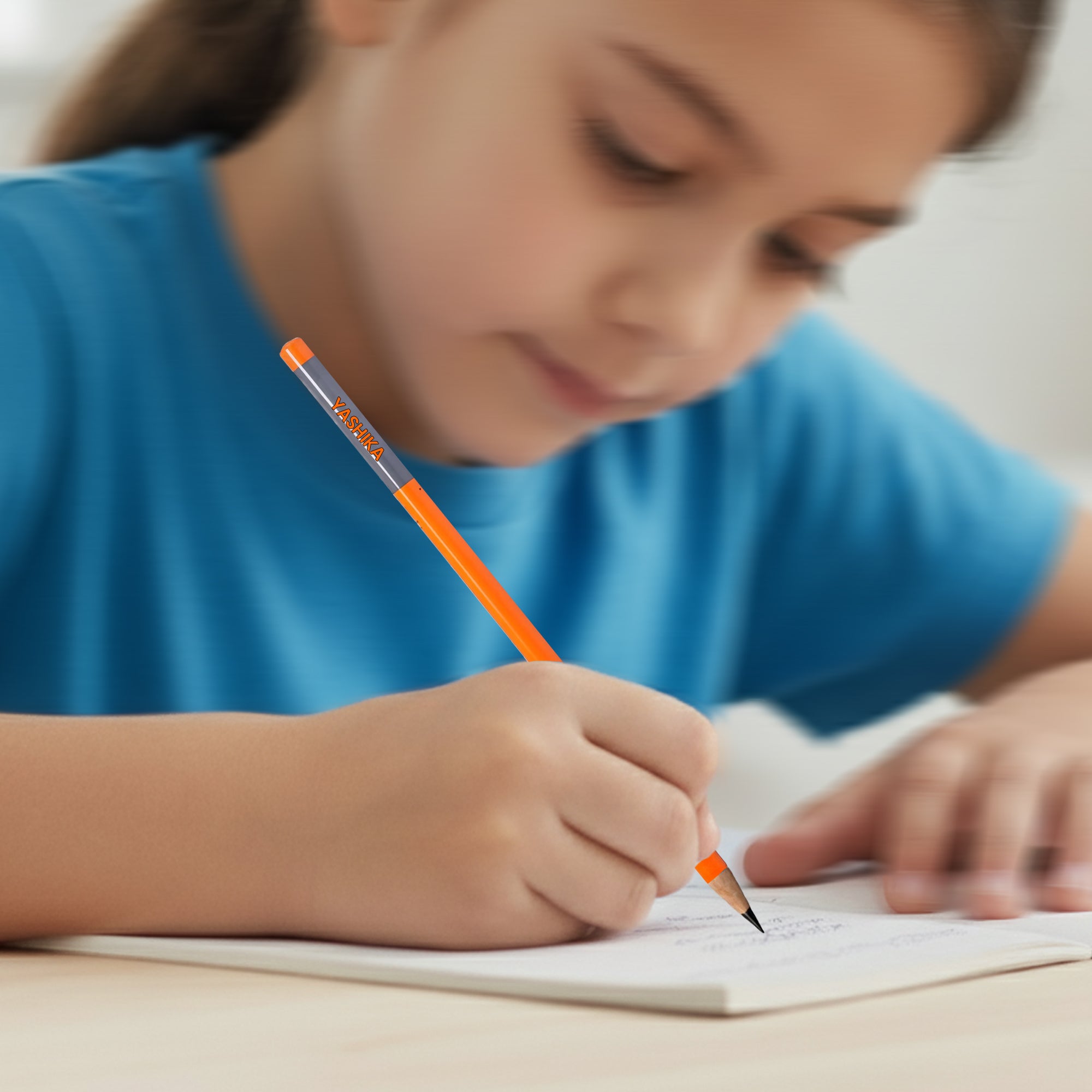 Personalized Name DOMS Y1+ Pencils | Custom Back-to-School Stationery Kit with Name Print by Diraprints