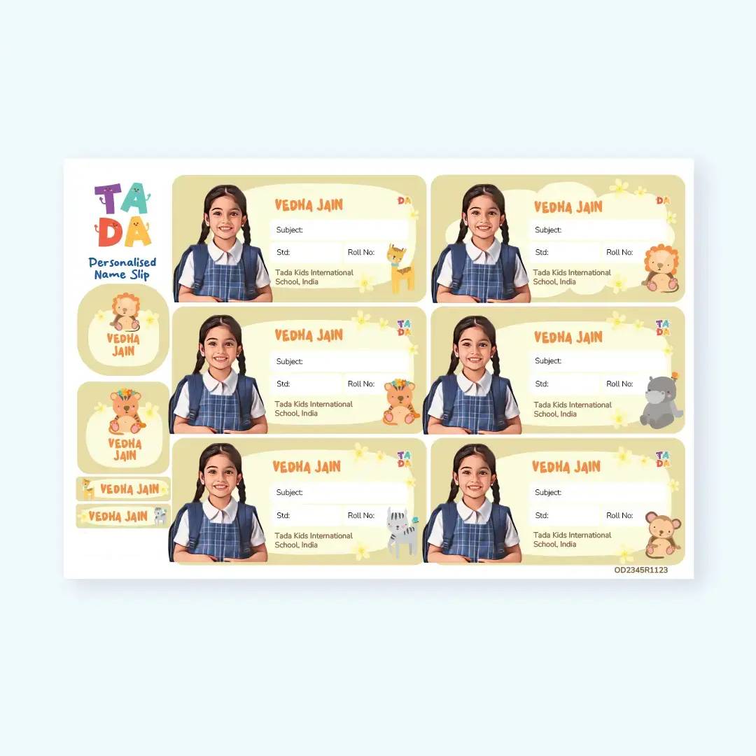 Personalized Name Slips | DiraPrints