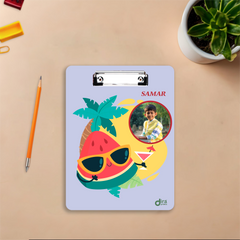 Custom Watermelon Theme Exam Board | Personalized A4 Clipboard for Kids & Students By Diraprints