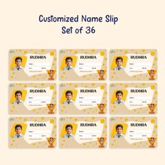 Personalized Chhota Bheem Name Slip by Diraprints