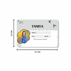 Personalized Bird Name Slip | Custom Kids ID Labels for School by Diraprints