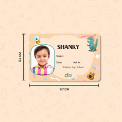 Personalized Child Name Slip | Custom Kids ID Labels for School by Diraprints