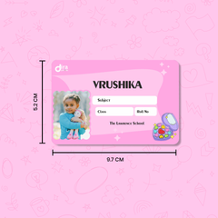 Personalized Candy Box Name Slip | Custom Kids ID Labels for School by Diraprints