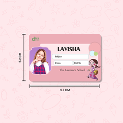 Personalized Chutki Name Slip | Custom Kids ID Labels for School by Diraprints