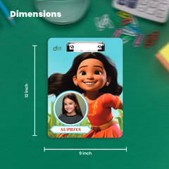 Custom Moana Theme Exam Board | Personalized A4 Clipboard for Kids By Diraprints