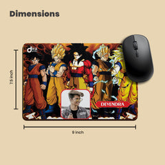 Personalized Dragon Ball Z (DBZ) Mouse Pad by Diraprints