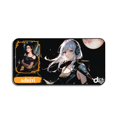 Personalized Anime Girl Desk Mat | Custom Photo Fantasy Art Desk Mat by Diraprints